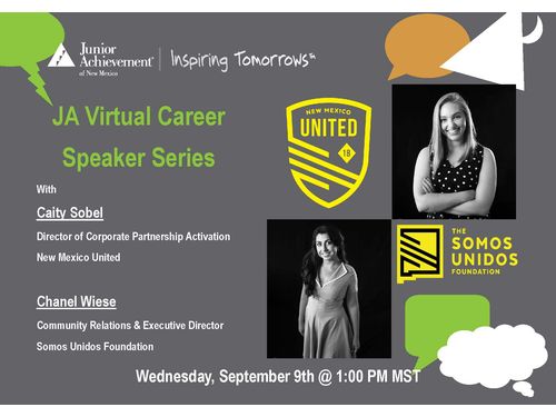 JA Virtual Career Speaker Series NM- Caity Sobel & Chanel Weise
