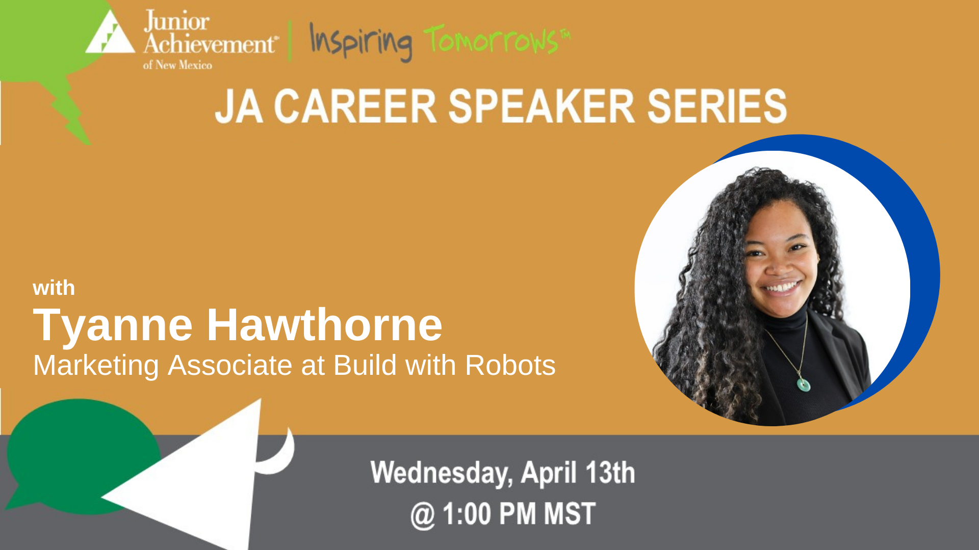 JA Career Speaker Series-Build with Robots