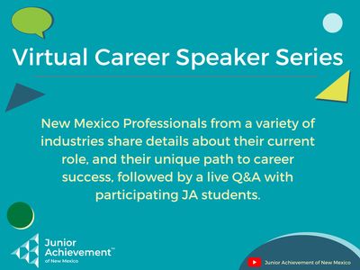 JA Virtual Career Speaker Series Logo