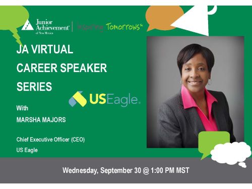 JA Virtual Career Speaker Series NM -Marsha Majors