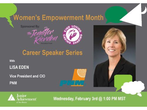 JA Virtual Career Speaker Series NM - Lisa Eden