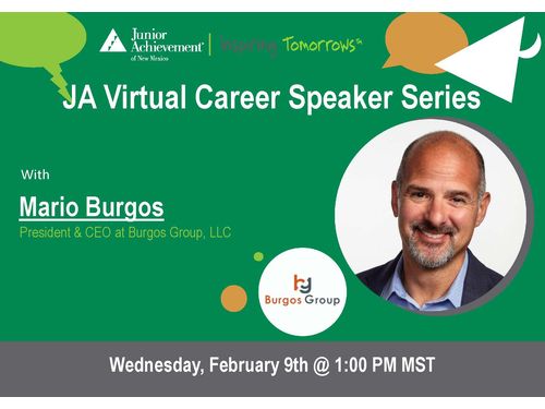 JA Career Speaker Series-Mario Burgos