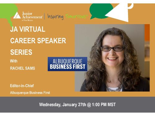 JA Virtual Career Speaker Series NM - Rachel Sams