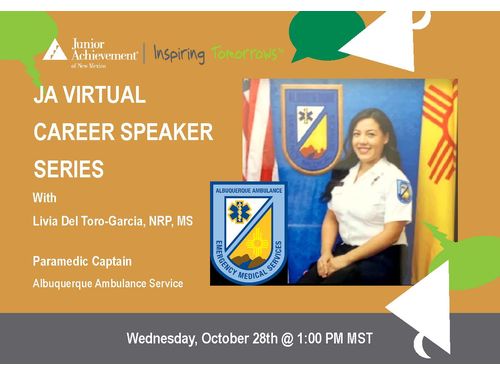 JA Virtual Career Speaker Series NM -Livia Del Toro-Garcia