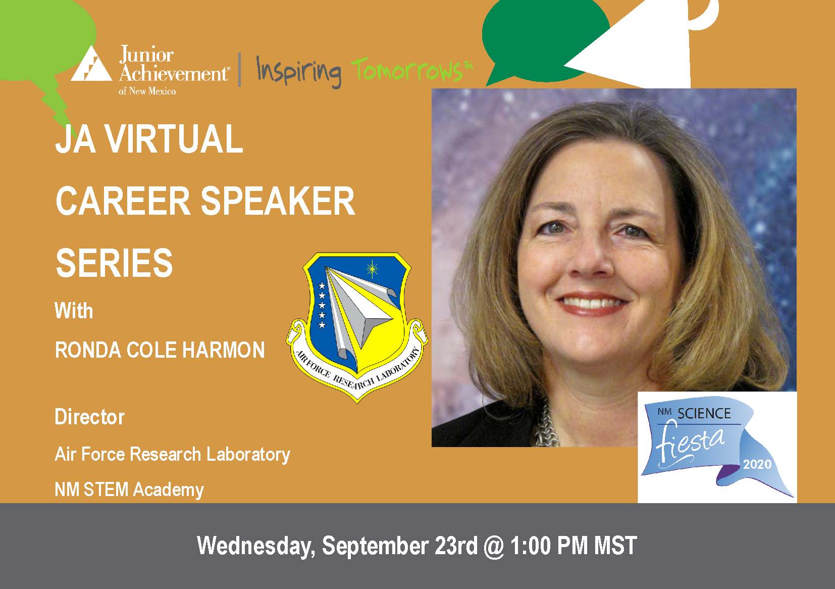 JA Virtual Career Speaker Series NM -Ronda Cole Harmon