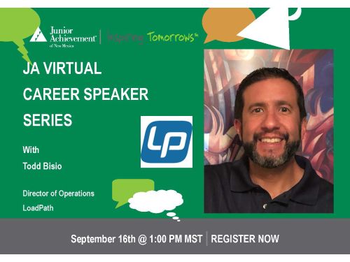 JA Virtual Career Speaker Series NM -Todd Bisio