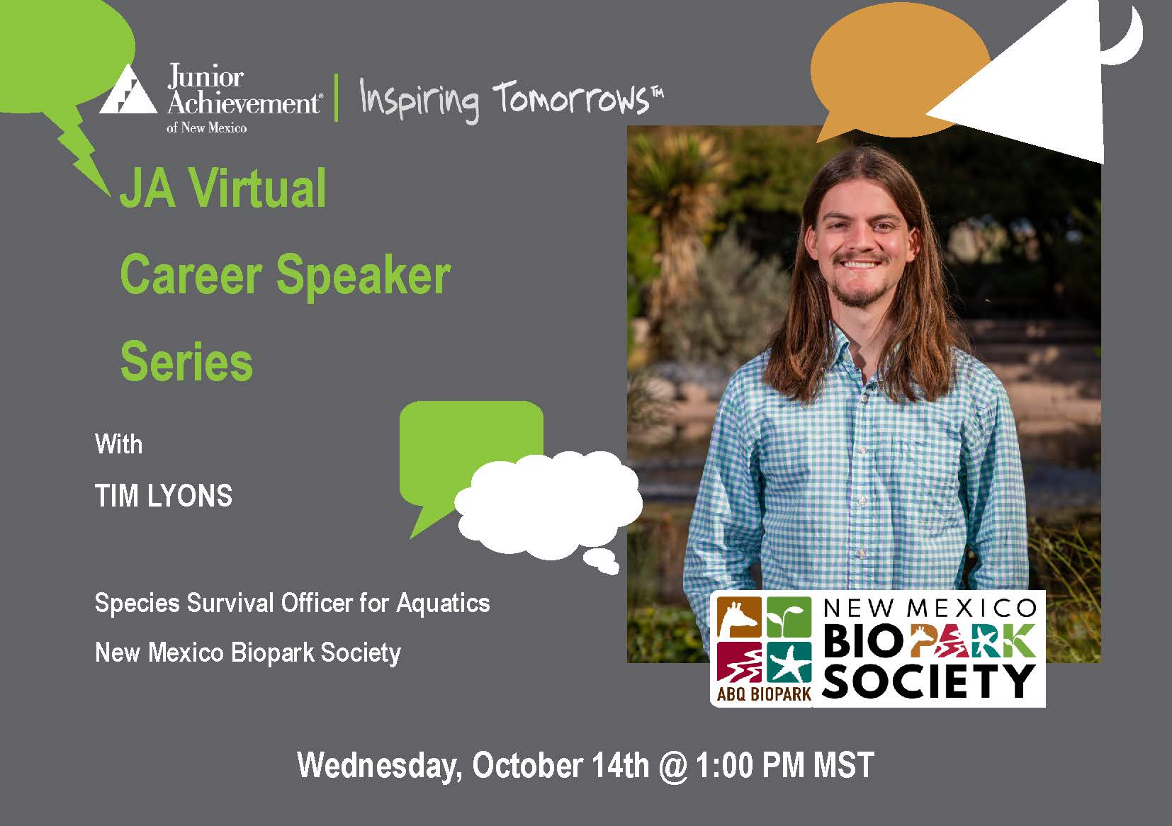 JA Virtual Career Speaker Series NM -Tim Lyons