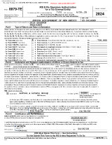 Form 990 for Tax Year 2024-2025 cover