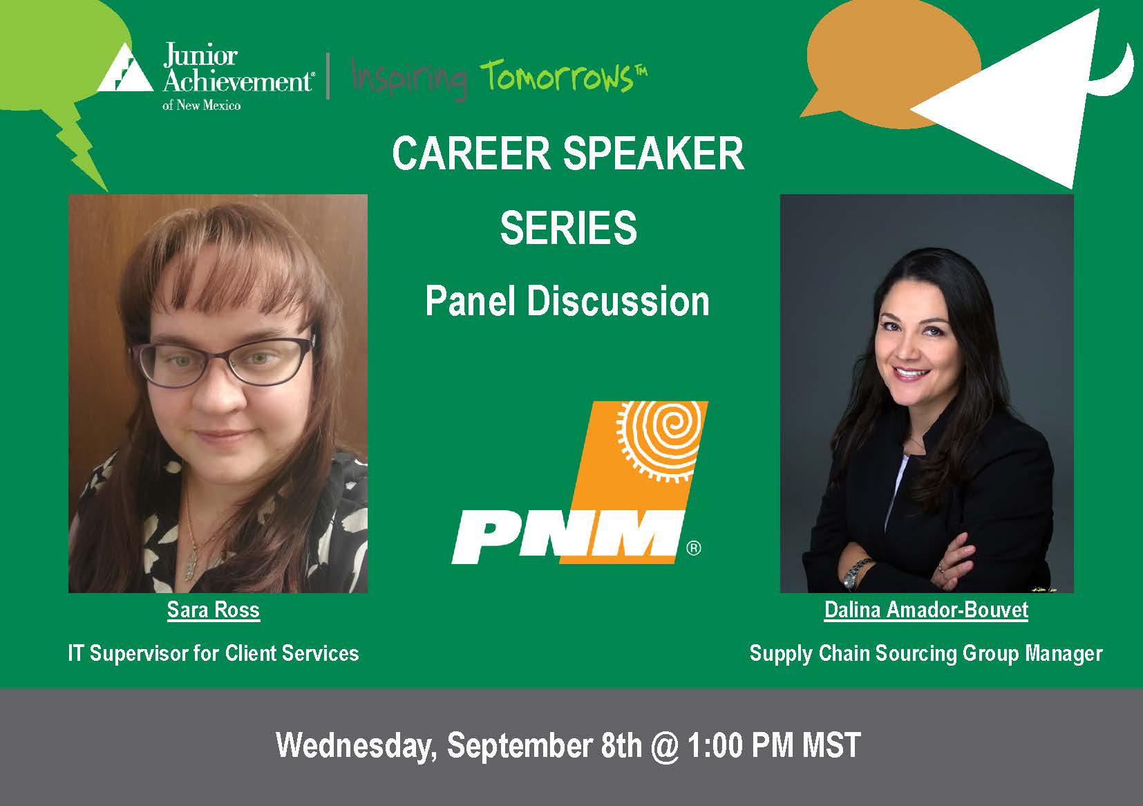 JA Career Speaker Series-Sara Ross & Dalina Amador-Bouvet