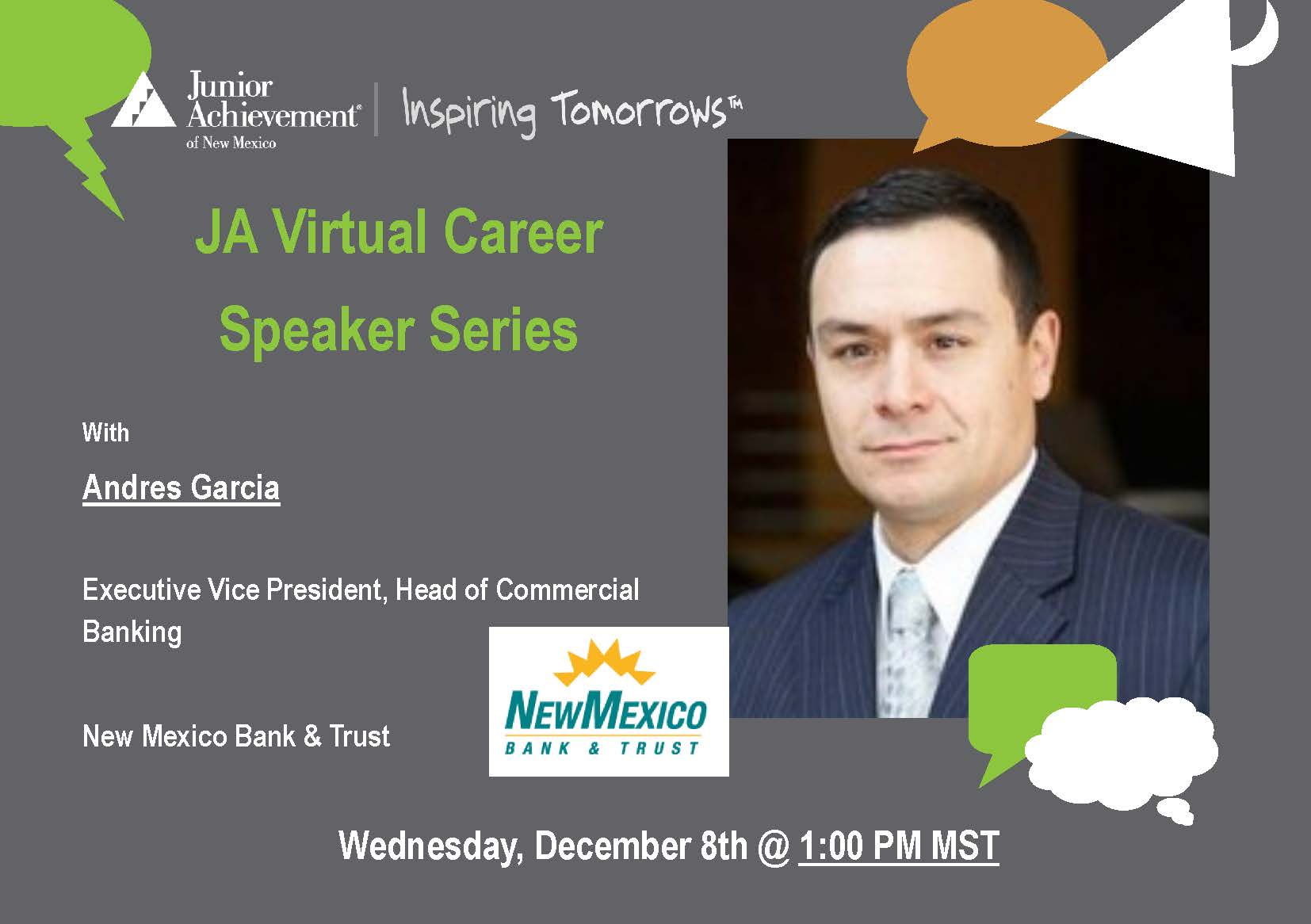JA Career Speaker Series-Andres Garcia