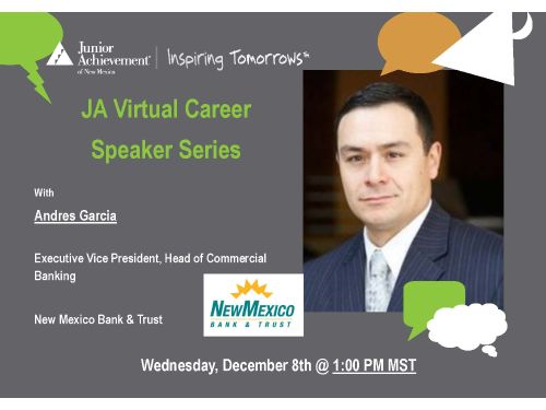 JA Career Speaker Series-Andres Garcia